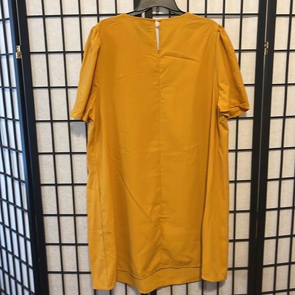 Emery Rose | Gold Sack Dress - Picture 4 of 4